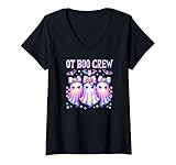 Photo Gallery donna terapia occupazionale halloween, ot, ota, ot boo crew maglietta con collo a v Photo Gallery donna terapia occupazionale halloween, ot, ota, ot boo crew maglietta con collo a v