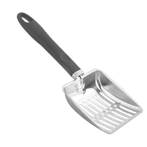 Tamis pour cendres | Outil de foyer résistant à la chaleur 32,5 cm | Pelle perforée en acier inoxydable pour poêle à bois | pour le nettoyage, le poêle à bois, le barbecue au charbon et le camping