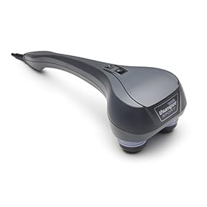 Thumper Sport Percussive Massager – Deep Tissue Home use Massager for Muscles, Back, Shoulders, Legs, arms. Portable percussive Therapy Action Electric Handheld Massager with Long Handle