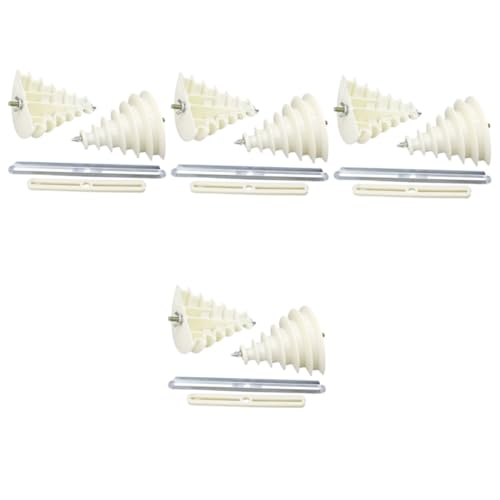 Tofficu 4 Sets Single Phase Coil Winding Mold Tower Type Versatile Wire Winding Parts for Motor Repair Durable Compatible Electrical Machine Tool