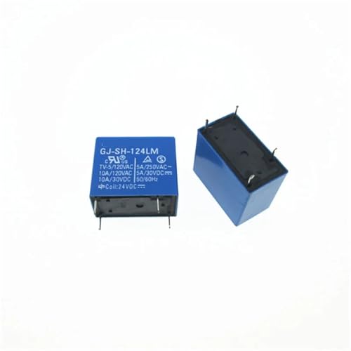 124LM CC 24 V relais électromécanique miniature DIP4 pour circuits imprimés