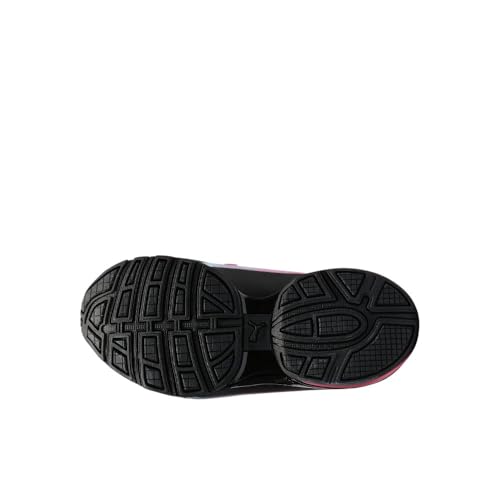 Image of PUMA Kids Boys Axelion Mesh Printed Fade Lace Up Sneakers Shoes Casual - Black, White