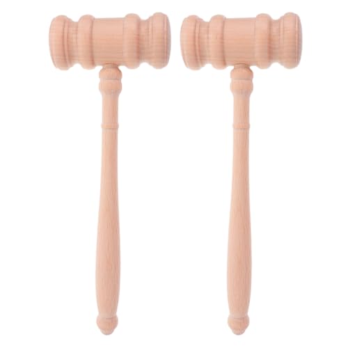 Maillet avocat bois brut pour costume de juge et décoration de table