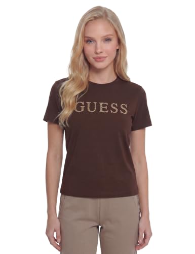 Guess Woman's T-Shirt Slim Fit T-Shirts Octavia RN SS T-Shirt M