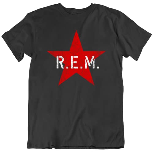 RE.M Red Star Army T-Shirt Father's Mother's Day Tee Vintage Gift...