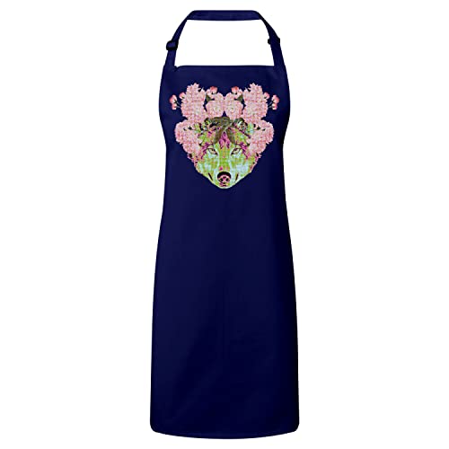 Tablier Flora Loup couronne botanique idéal pour cuisiner avec style