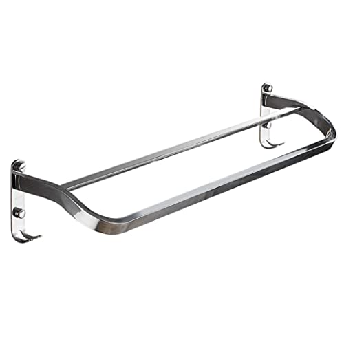 Étagère de salle de bain et double barre de serviette pour organiser votre espace