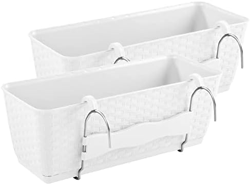 Supporto Per Fiori Da Balcone, Portavasi Da Appendere, Recinzione In - Foto 3