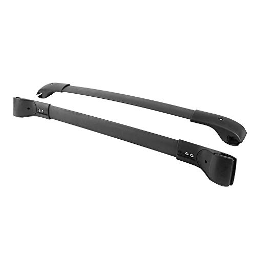 FREEMOTOR802 Roof Rack Cross Bars Fits 2012-2016 Subaru Impreza Sport Premium & Sport Limited Models, Unpainted Black Top Roof Rails Crossbars Cargo Bars Rooftop Luggage Carrier 2PCS - Thumbnail 5