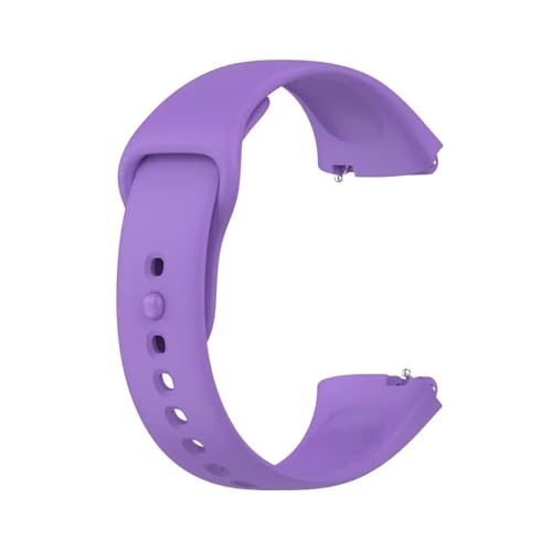 [MEVMEVGNLN] Fit For Xiaomi �p�X�|�[�c�X�g���b�v For Redmi Watch 3 Active/Lite/Youth �p�����p�V���R���o���h(Purple,For Watch 3)