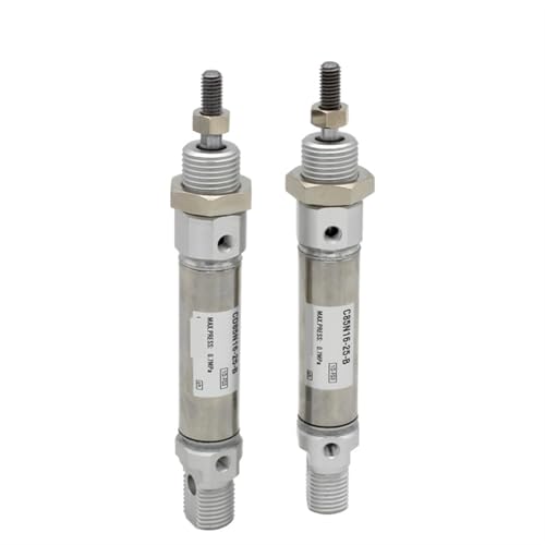 Cilindro neumático CD85N16 para automatización y vástago simple 7
