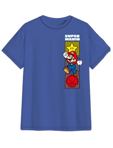 Isaac Morris Limited Mario Little Boys Graphic T Shirt Blue 5/6