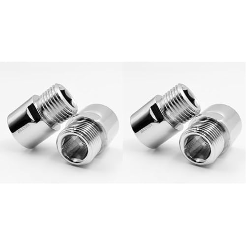 Image of ALTON ALD315, Brass 1.5 inch Extension Nipple, Pack of 4, Silver
