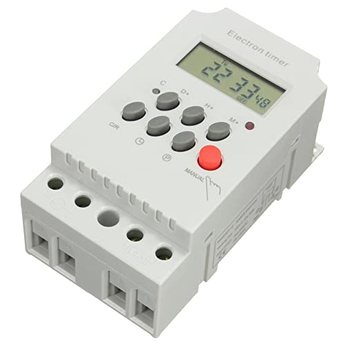jiyaohui KG316T-II carril Din Micro-ordenador interruptor de control de tiempo temporizador de control de tiempo AC 220V 25A interruptor de control de relé