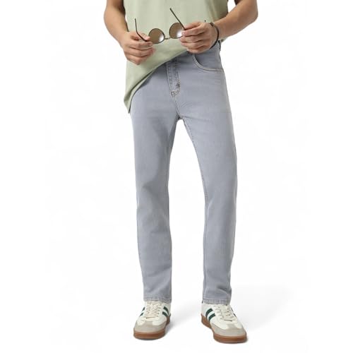 Image of Urbano Fashion Men's Slim Fit Washed Denim Jeans Stretchable