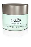 BABOR Skinovage Balancing Cream Rich, Reduces Shine, with Moisturizing Jojoba Oil and Vitamin E for Combination Skin, Non-Comedogenic