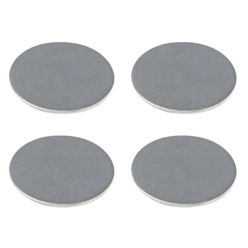 DFSGEP 4���� 304�X�e�����X�X�`�[�� �\���b�h���E���h�f�B�X�N - DIY�N���t�g�A�H�Ɨp�X�^���s���O�A�@�B���i�p�̋����~�`�v���[�g�u�����N(0.5mmx100mm)