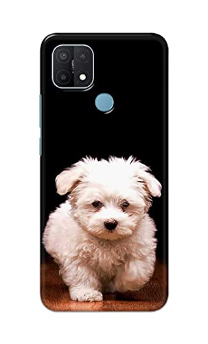 Image of Printed Hard Back Cover Case for Oppo A15 | Oppo A15s Back Cover (Puppy Dog) -203