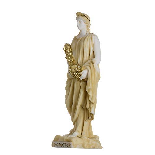 Estatua de Alabastro Diosa Deméter 6.7 pulgadas miniatura 2
