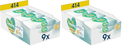 Lingettes humides Pampers Harmonie New Baby lot de 18 paquets