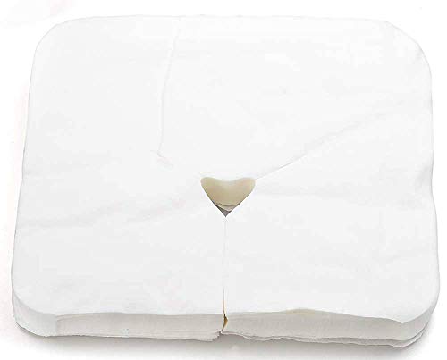 Bekith 100 Pack Disposable Headrest Covers - Medical-Grade Massage Face Cradle Covers for Massage Tables & Massage Chairs