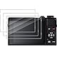 Haofun 3 Stück Displayschutz Folie für Canon G7X Mark III für Panzerglas, 9H Gehärtetem, Ultraklarer, Einfache Installation (Transparent)