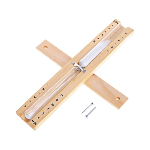 Hsthe Sea Hourglass Sauna, 15-Minute Wooden Sandglass, Sauna Accessories Timer Sand Clock, Sauna Timer With Rotating Hourglass, Heat-Resistant Wall Mounting Friendly Sauna Hourglass