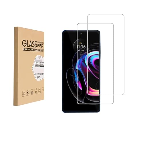 Shunwige [2 PCS] Protector de pantalla de vidrio templado,Diseñado para Moto Edge 20 Lite,Cristal templado/Resistente a arañazos/Cubre sólo el área de la pantalla