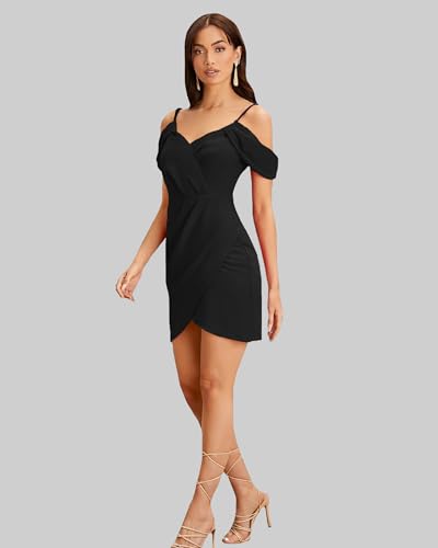Image of ADDYVERO Women High Rise Elasticated Waistband Side Button Skort /Shorts Above Knee /Mini Women Party Bodycon Wrap