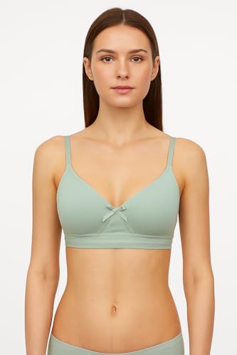 Image of Viola's Secret 6 Pack of Color Print T-Shirt Bras B Cup C Cup and D Cup