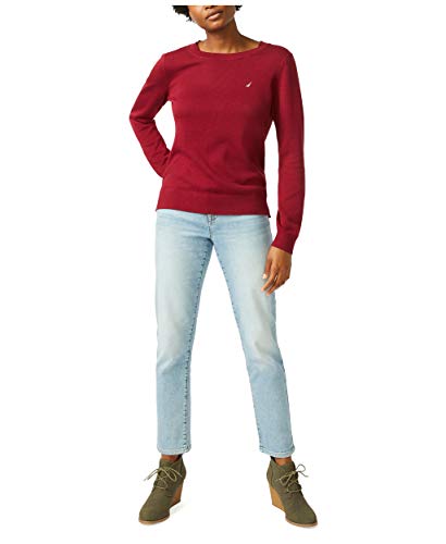 Nautica Nautica Women's Super Soft Crew Neck Sweater dames Trui - Afbeelding 3
