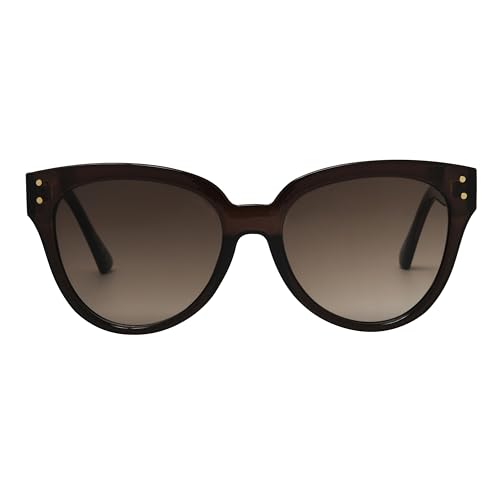 Frye Women's Janine Sunglasses Cateye, Brown, 53 mm2