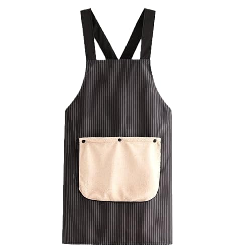 Tablier de cuisine, tablier à serviettes amovible, conception résistante à l'huile avec poche , matériau durable pour les détails, catégorie d'accessoires de cuisine plus fonction de protection,