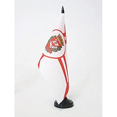 AZ FLAG Bandera de Mesa de SÃO Paulo 21x14cm - BANDERINA de DESPACHO San Paulo EN Tailandia 14 x 21 cm