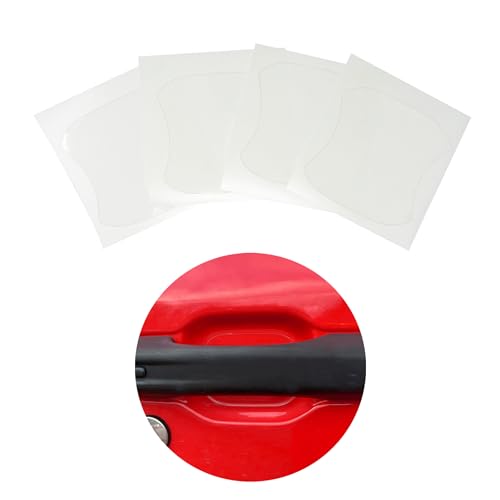 YelloPro Custom Fit Door Handle Cup 3M Scotchgard Anti Scratch Clear Bra Paint Protector Film Cover Self Healing Guard for 2018 2019 2020 2021 2022 2023 2024 2025 Jeep Wrangler 2Dr 2Door 4Dr 4Door