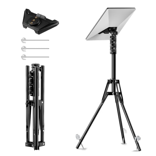 Image of UBeesize Starlink Mini Tripod Mount, Adjustable Height and Angle Tripod Mounting kit with Pipe Adapter Compatible with Starlink Mini Satellite for Camping and RV Travel