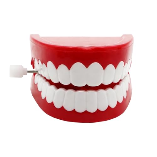 Genérico Juguete Que castañetea los Dientes con un Mecanismo de relojería - Juguete novedoso con mordaza para Caminar | Divertido Regalo de Broma para niños, Familiares, Amigos, Adultos, niños, niña