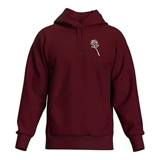 Blusa De Frio Casaco De Moletom Modelo Canguru Com Capuz Ajustável (as2, alpha, m, regular, regular, Vinho)