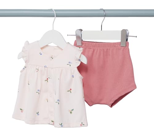 Petit Bateau Baby Mädchen 2-teiliges Set A0cgs, Rosa/Mehrfarbig, 12 Monate