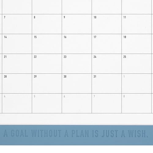 Letts of London® Calendário de parede mensal 2025 consciente, 12 meses, janeiro a dezembro, ecológic