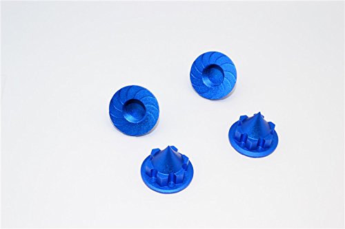 Aluminum 22mm Wheel Cone Locker for Traxxas 1:5 X Maxx 6S / X Maxx 8S / XRT 8S / 1:6 Funco Pro Scale Sand Car Upgrades - 4Pc Set Black