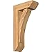 Ekena Millwork BKT0604X14X26THR06SWR Thorton Slat Smooth Bracket w/Offset Brace, Western Red Cedar