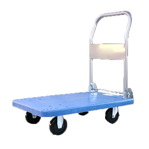 Carretilla plegable de mano con 4 ruedas y capacidad 250KG miniatura 1