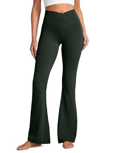 CRZ YOGA Butterluxe Crossover Flare Leggings