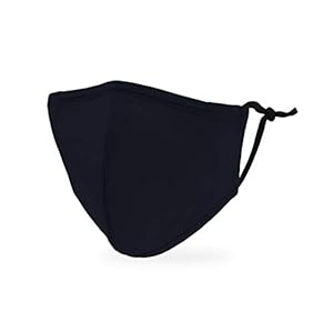 Weddingstar 3-Ply Kid’s Washable Cloth Face Mask Reusable and Adjustable with Filter Pocket – Navy