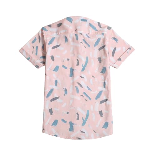 Image of CAVIO Boys Printed Shirt and T-Shirt Regular Fit Casual Half Sleeve