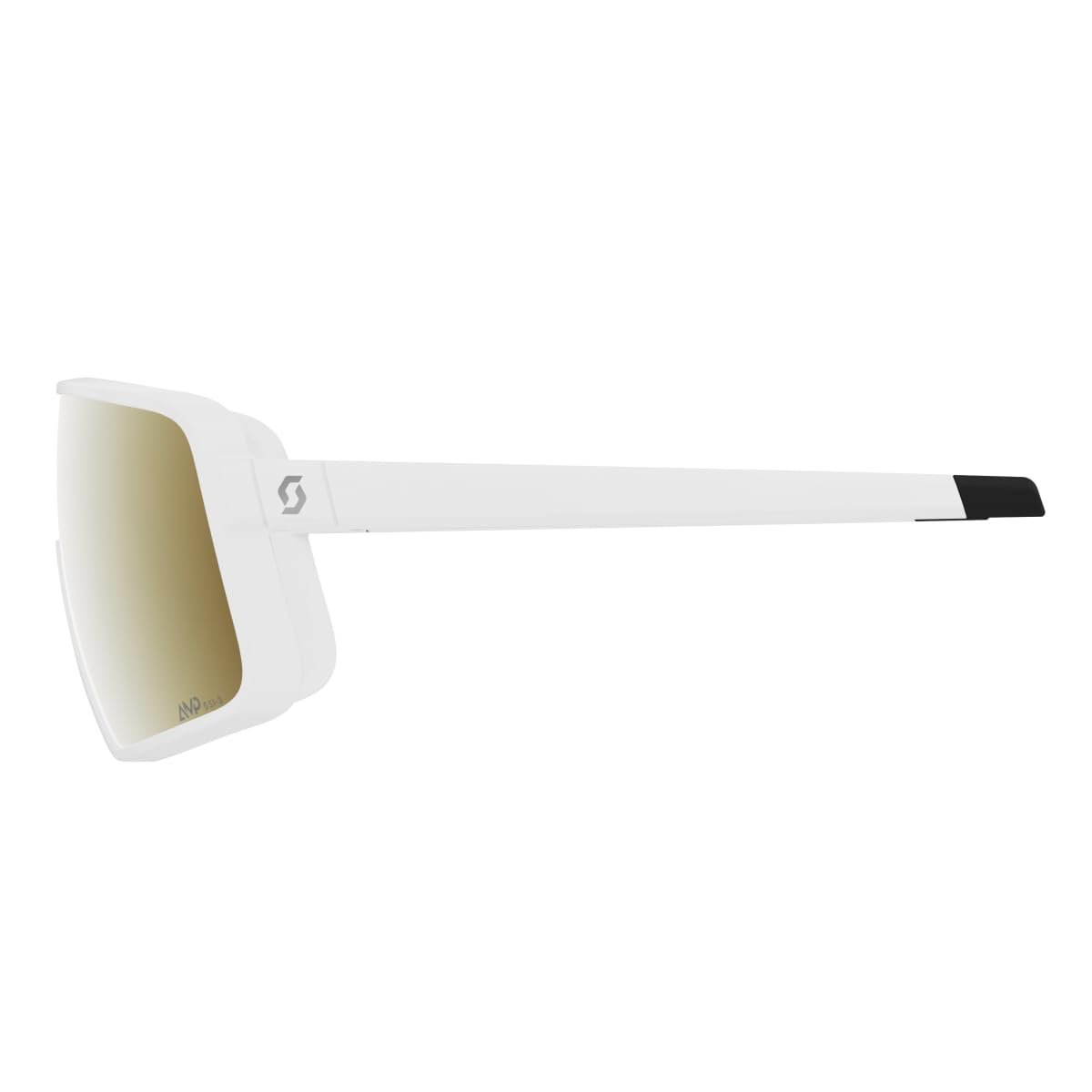 Scott Torica LS AMP wymienne okulary rowerowe białe/złote chromowane
