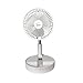 Pem Ventilateur Portable Edream -Blanc-24H d'Autonomie sur Batterie sans Fil - Bras Réglable jusqu'à 1Metre - Idéal Camping Festival