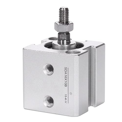 Vérin pneumatique compact SDA12 x 45mm avec filetage mâle - 6
