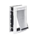 PetSafe Never Rust Dog and Cat Door, Small, for Pets Up to 15 lb, Paintable, Easy DIY Installation, Closing Panel Included, Install in Interior and Exterior Doors or Walls, Durable, Adjustable Flap